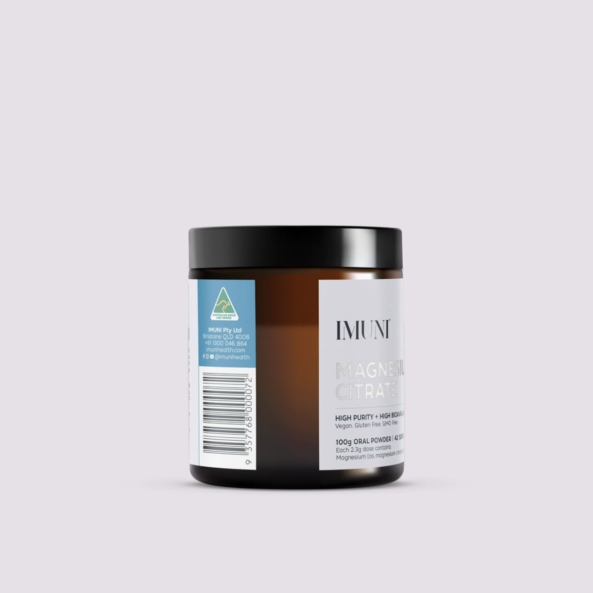 IMUNI Magnesium Citrate Powder 100g