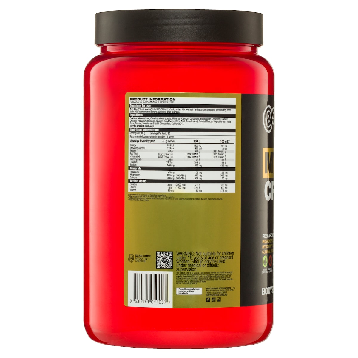 BSc Myocytin Raspberry 1.2kg