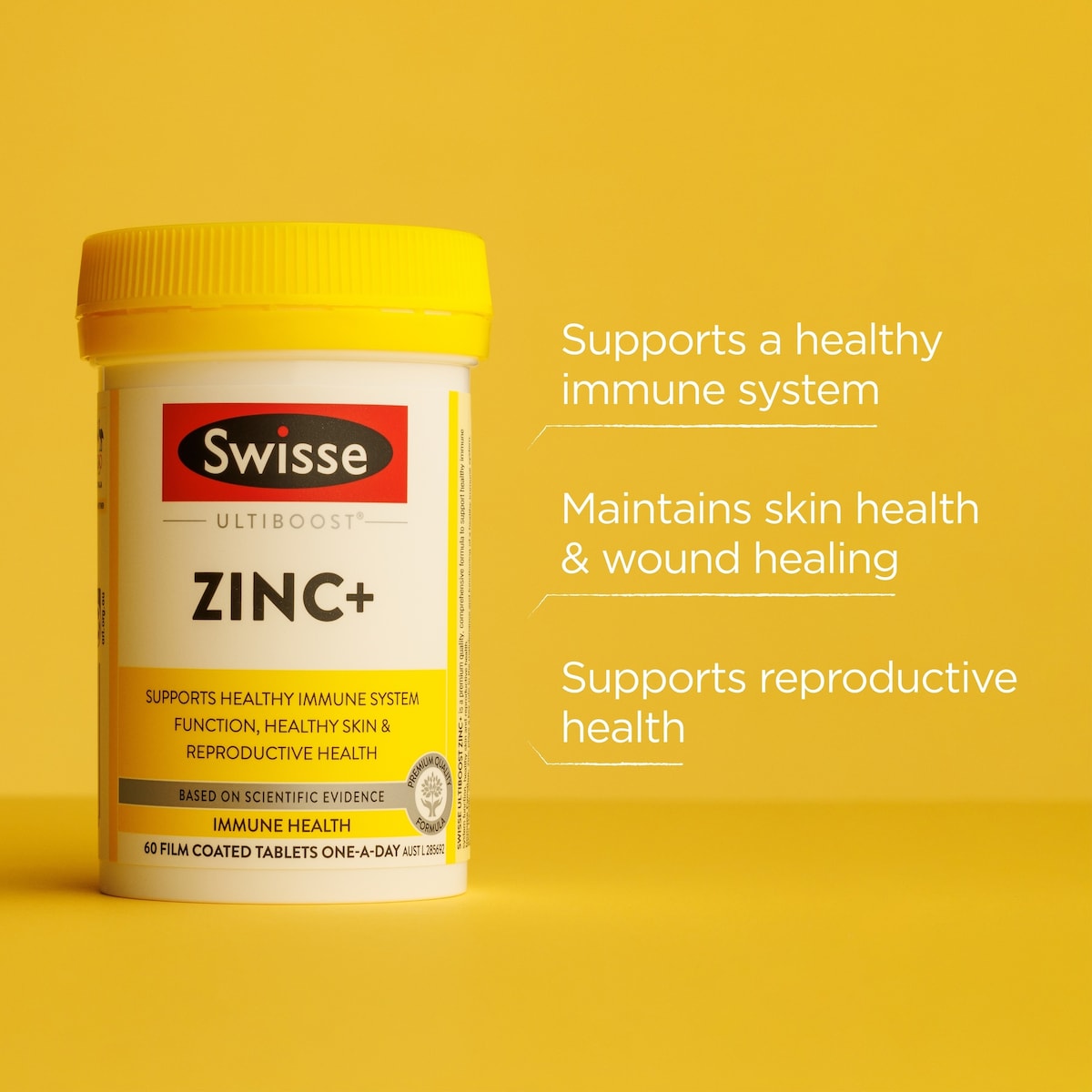 Swisse Ultiboost Zinc+ 60 Tablets