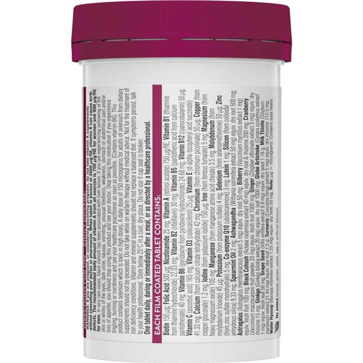 Swisse Ultivite Womens 50+ Multivitamin 90 Tablets