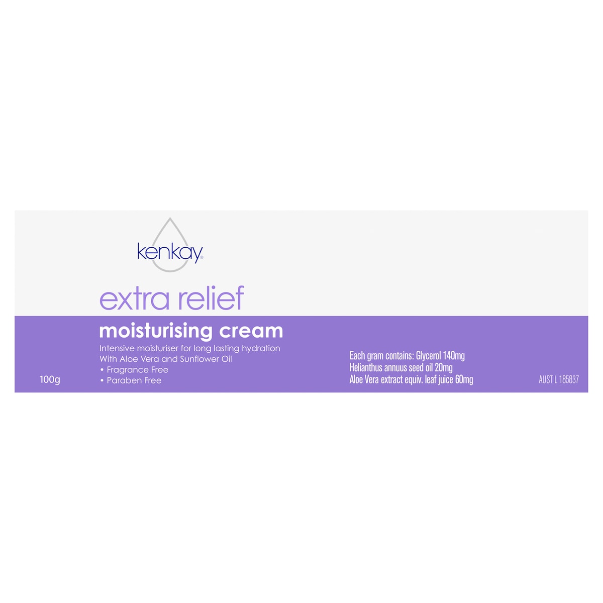 Kenkay Extra Relief Moisturising Cream Tube 100g