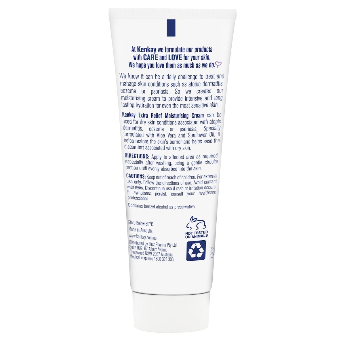 Kenkay Extra Relief Moisturising Cream Tube 100g