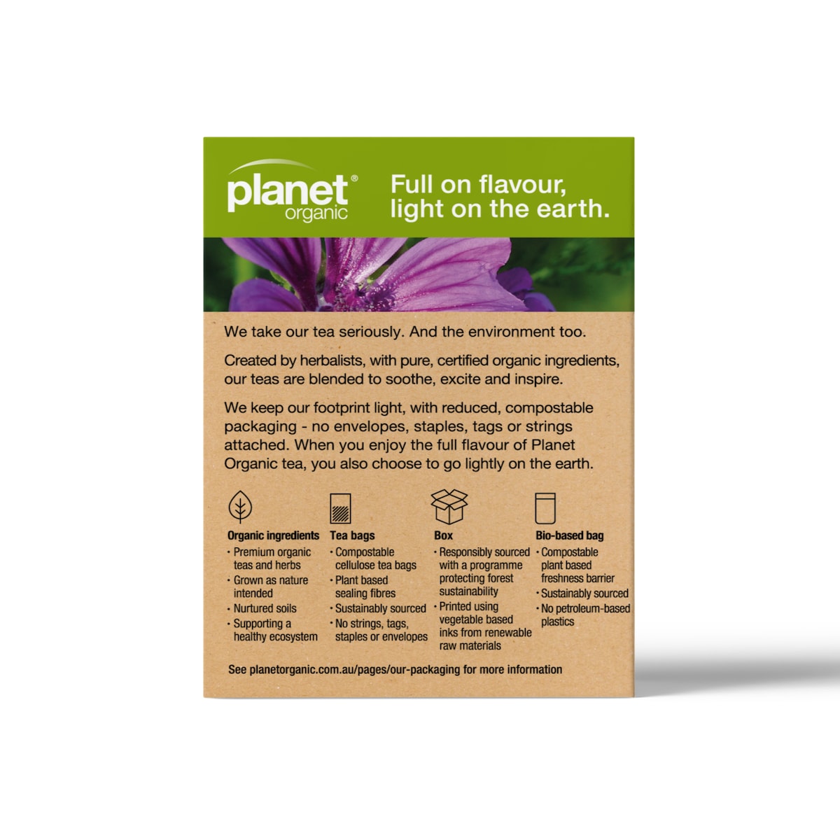 Planet Organic Throat Calm 25 Tea Bags