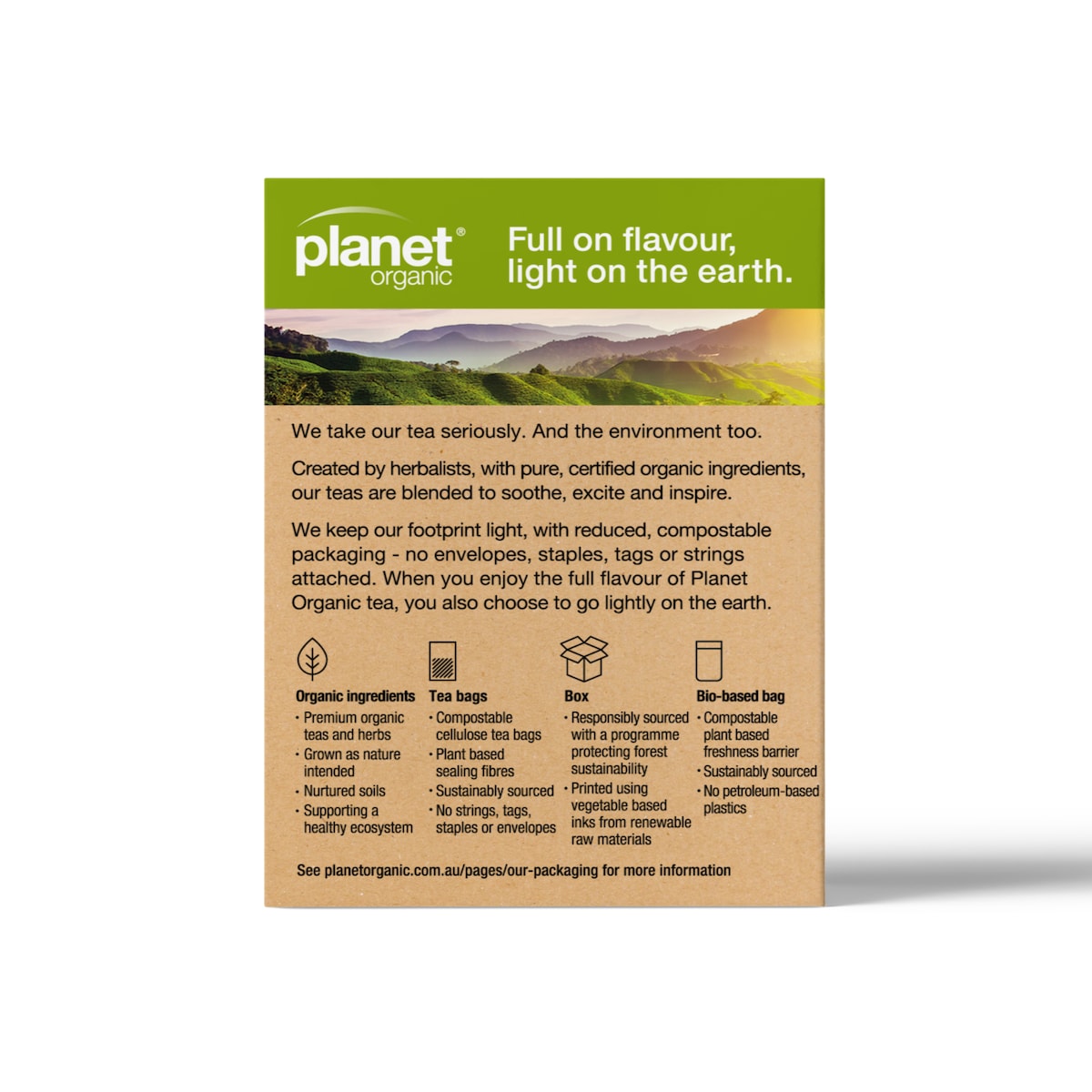 Planet Organic English Breakfast 25 Tea Bags