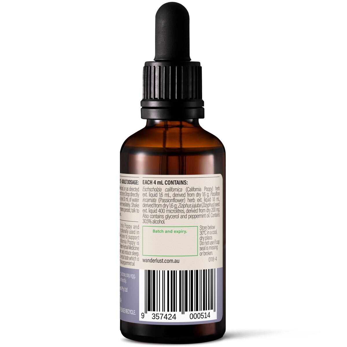 Wanderlust Sleep Botanicals Drops 50ml