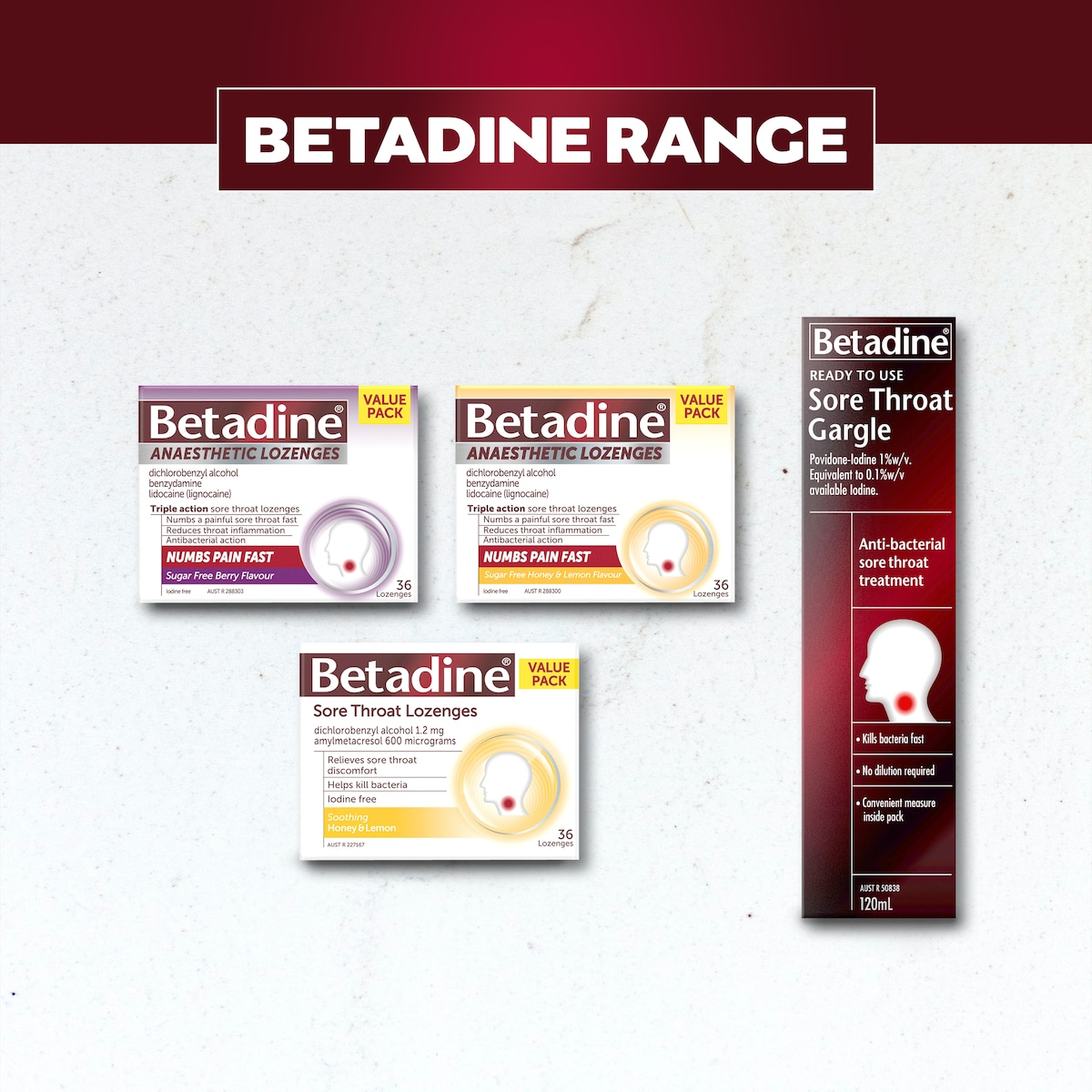 Betadine Concentrated Sore Throat Gargle 15ml