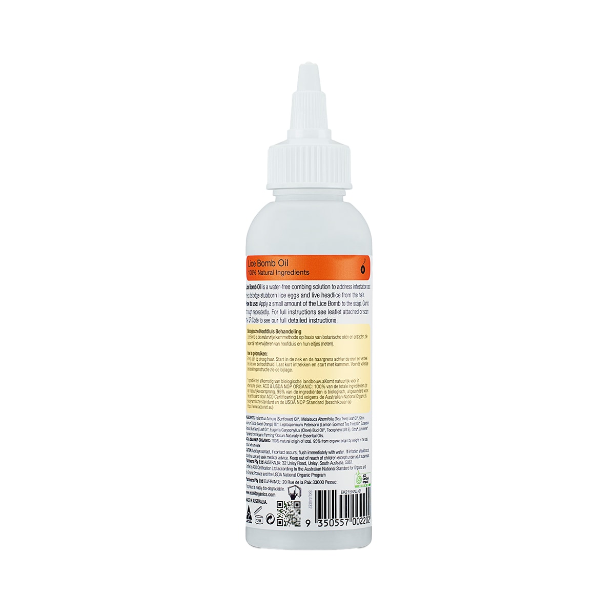 Eco.kid Organics Nit Ninja Lice Bomb Oil 125ml