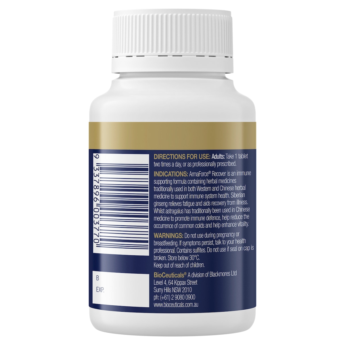 BioCeuticals ArmaForce Recover 60 Tablets