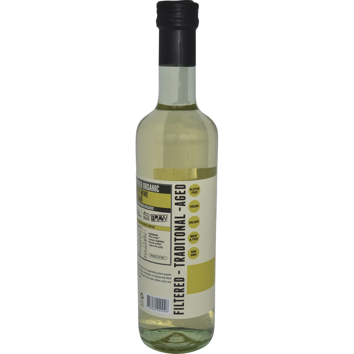 Every Bit Organic Raw White Wine Vinegar 500ml