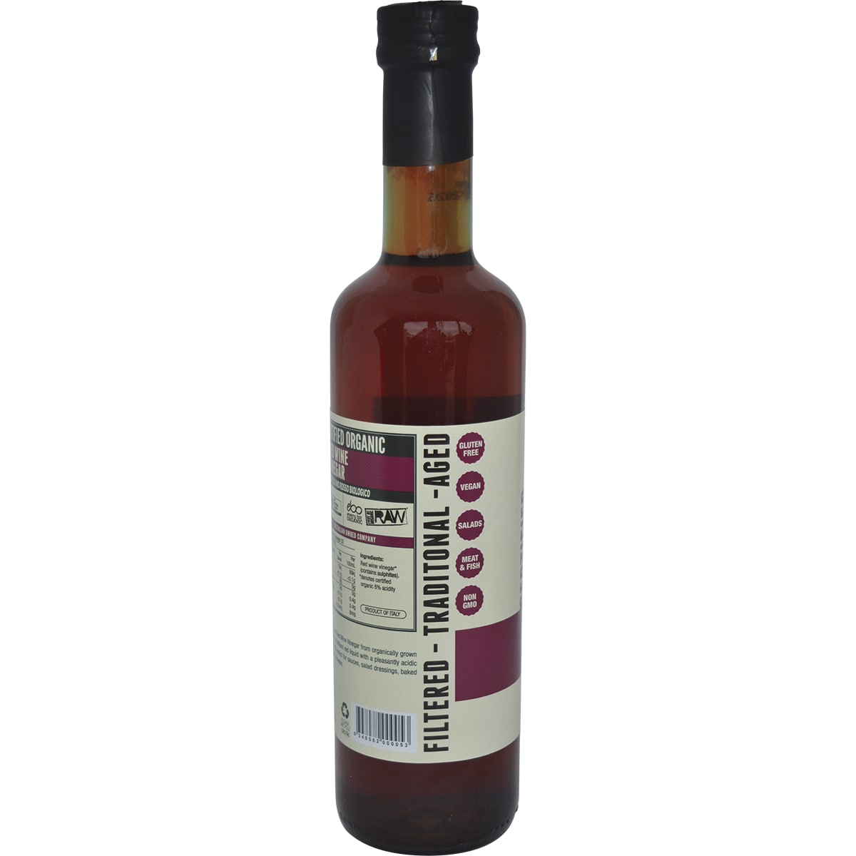 Every Bit Organic Raw Red Wine Vinegar 500ml