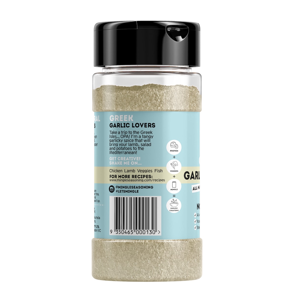 Mingle Seasoning Greek Garlic Lovers 120g