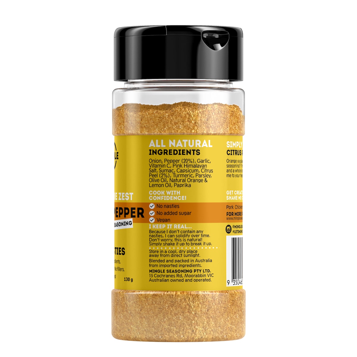 Mingle Seasoning Citrus Pepper 130g