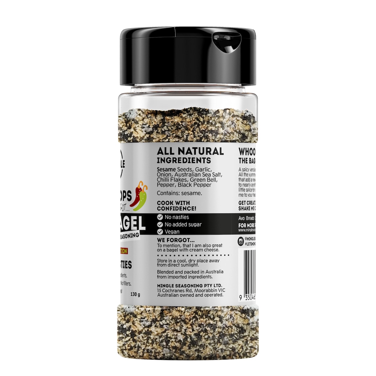 Mingle Seasoning Whoops We Forgot The Bagel Seasoning Spicy Edition 130g