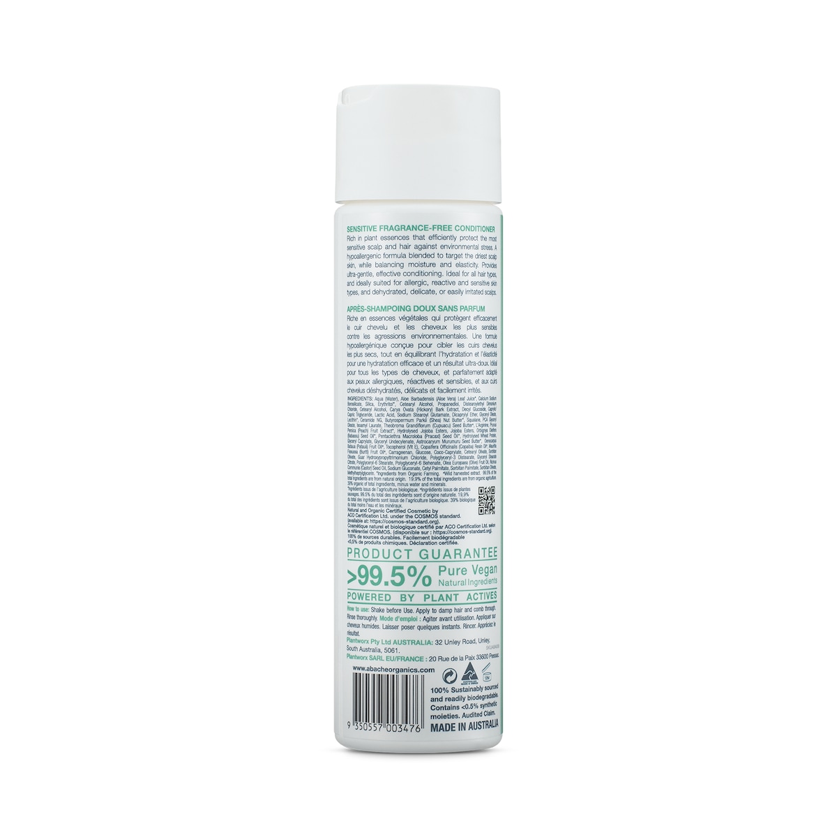 Abache Organics Angel Care Conditioner 225ml