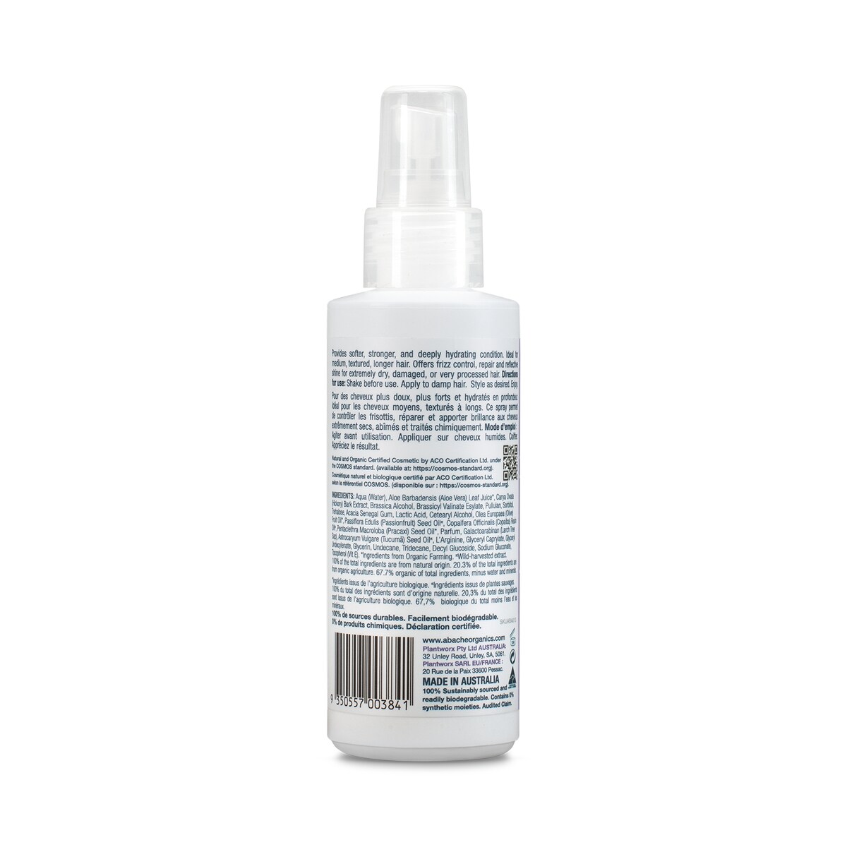 Abache Organics Moisture Ritual Leave-in Spray 125ml