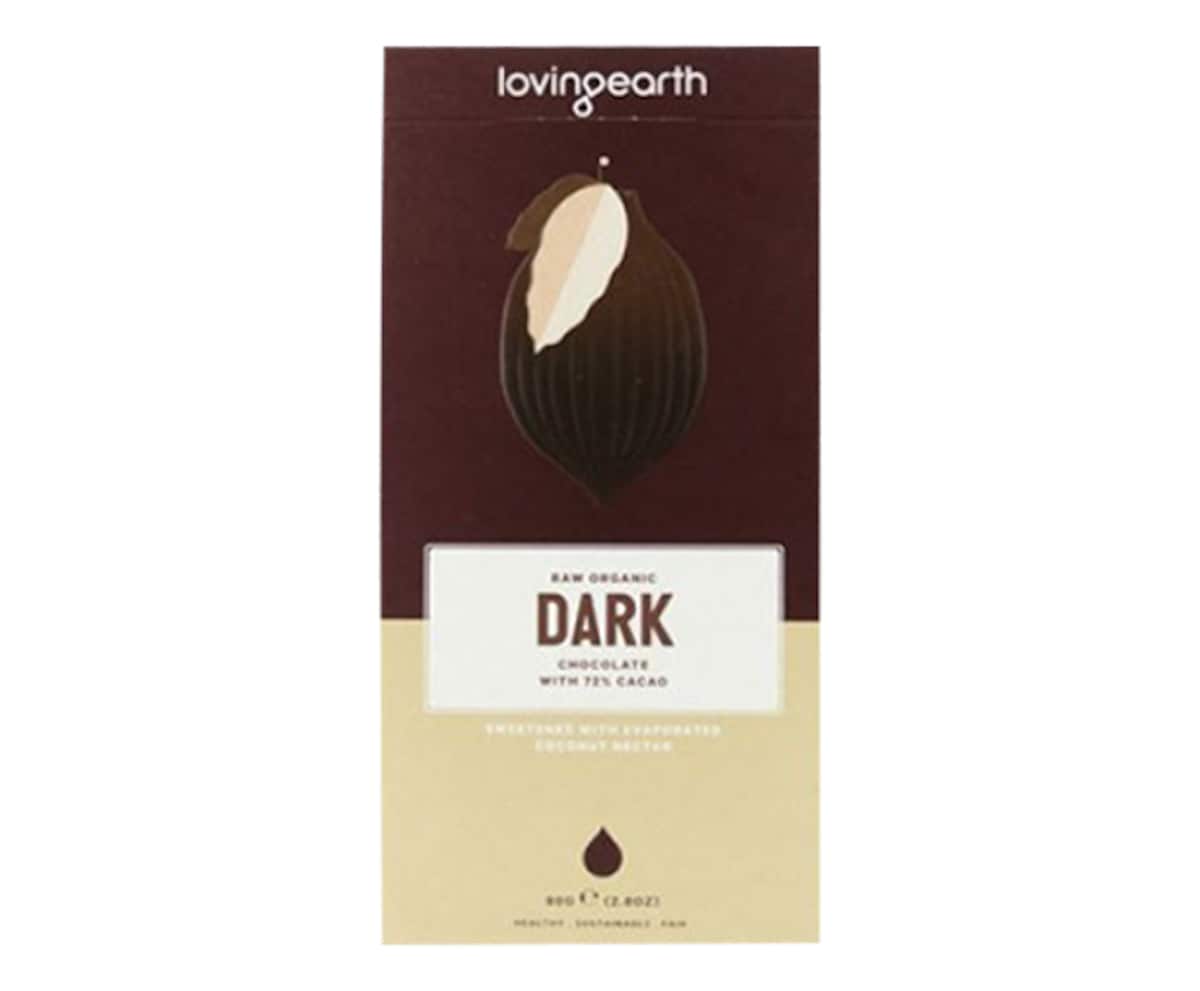 Loving Earth 72% Dark Chocolate 80g