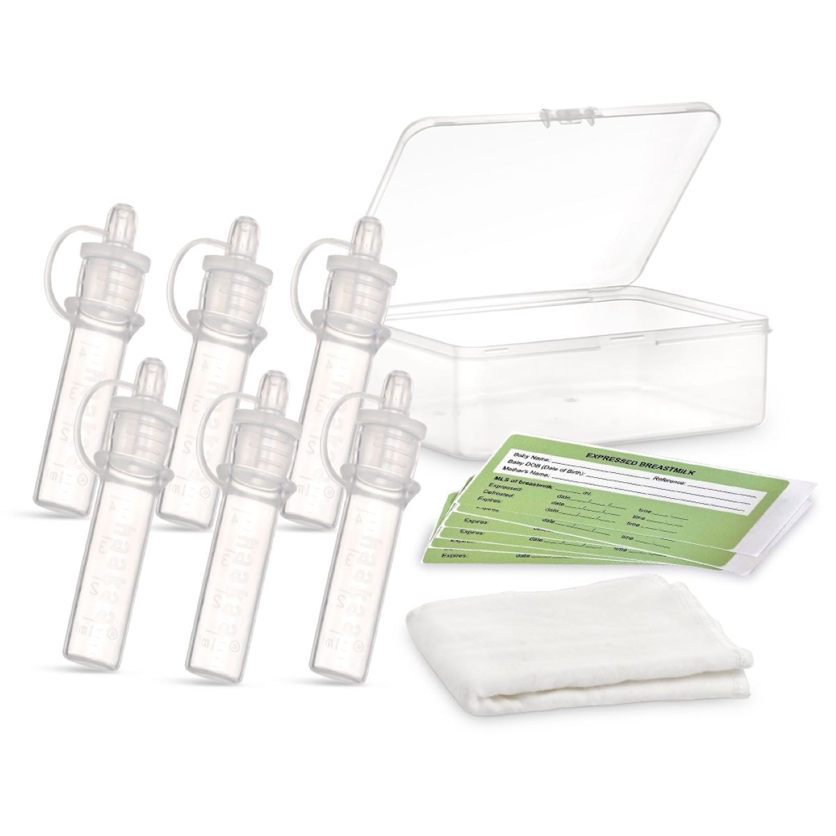 Haakaa Silicone Colostrum Collector Set Pre-Sterilised 4ml 6 Pack