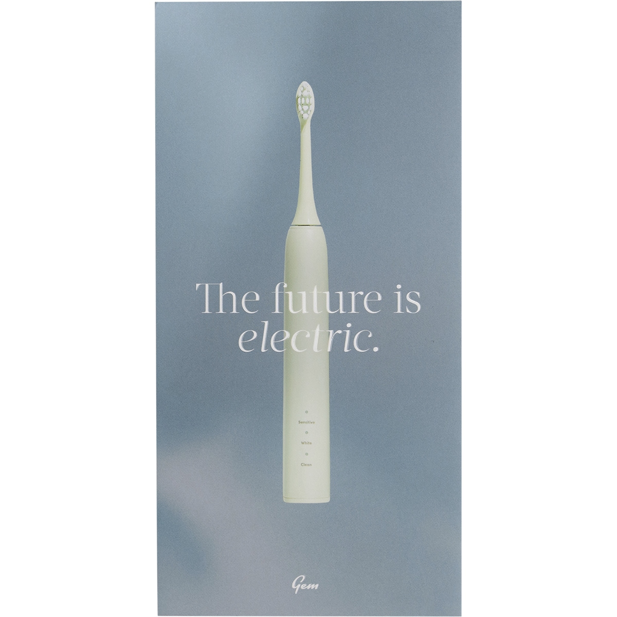 Gem Electric Toothbrush Mint Green 1 Pack