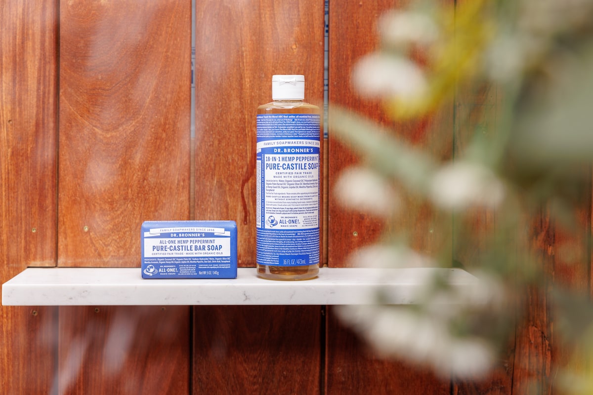 Dr Bronner's Pure Castile Liquid Soap Peppermint 473ml