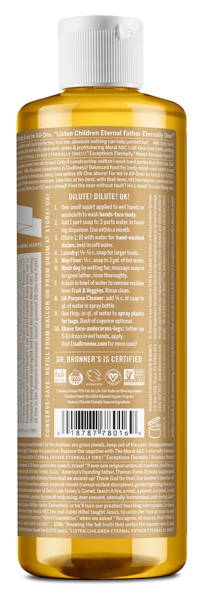 Dr Bronner's Pure Castile Liquid Soap Sandalwood Jasmine 473ml