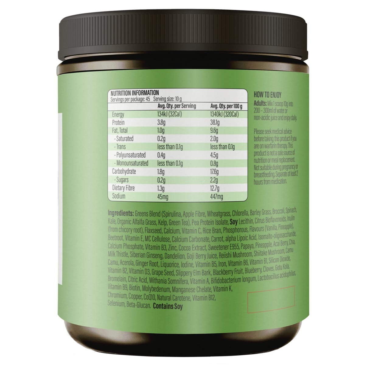 Life Botanics Vitality Greens 450g