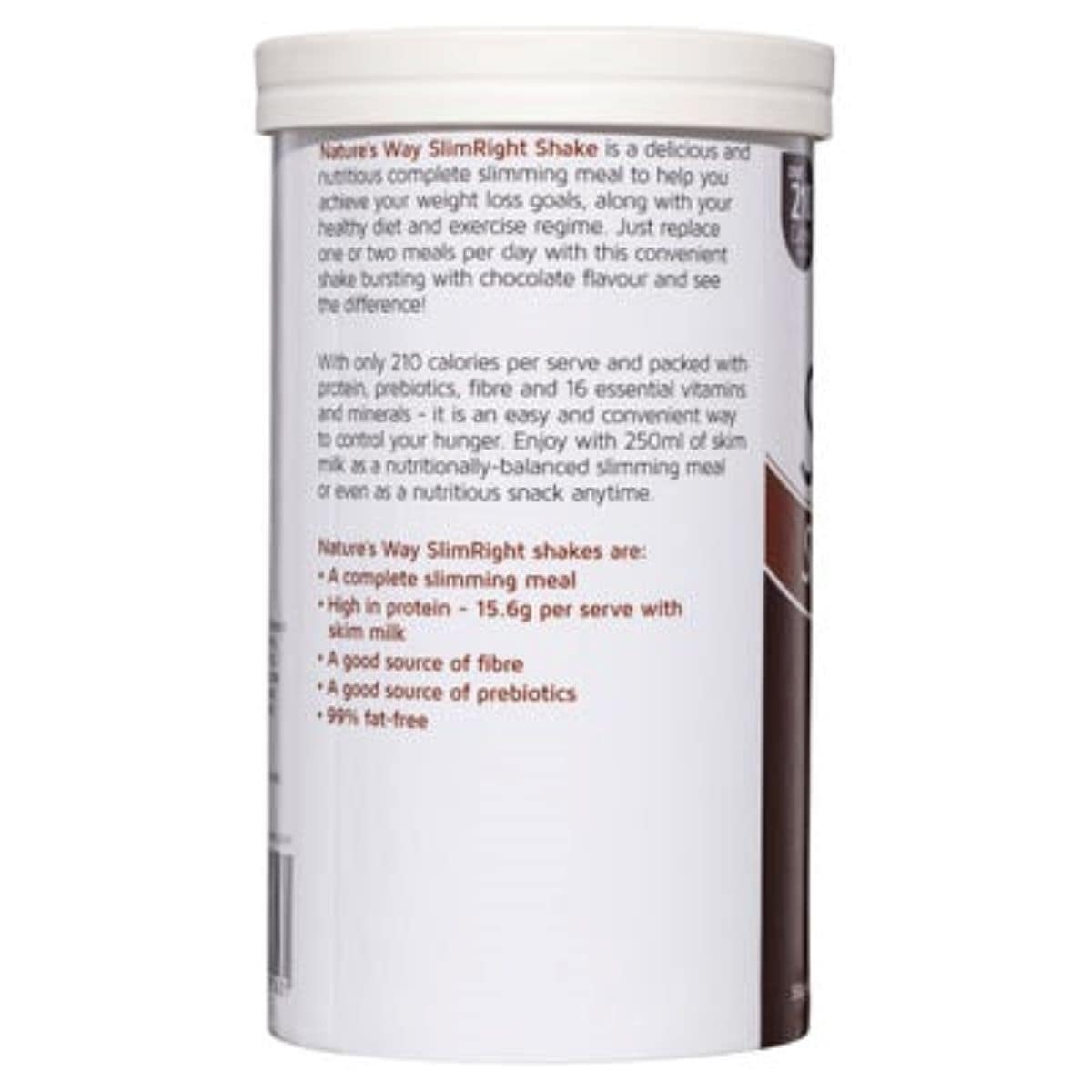 Natures Way Slimright Slimming Meal Replacement Shake Chocolate 500g