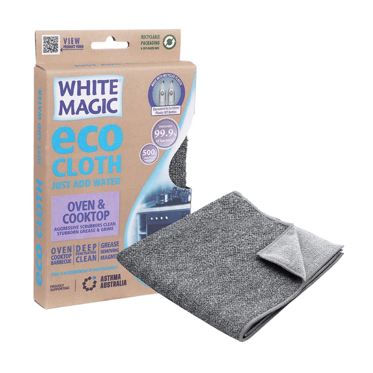 White Magic Eco Cloth Oven & Cooktop 1 Pack