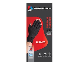 Thermoskin Thermal Compression Gloves Black L 1 Pair