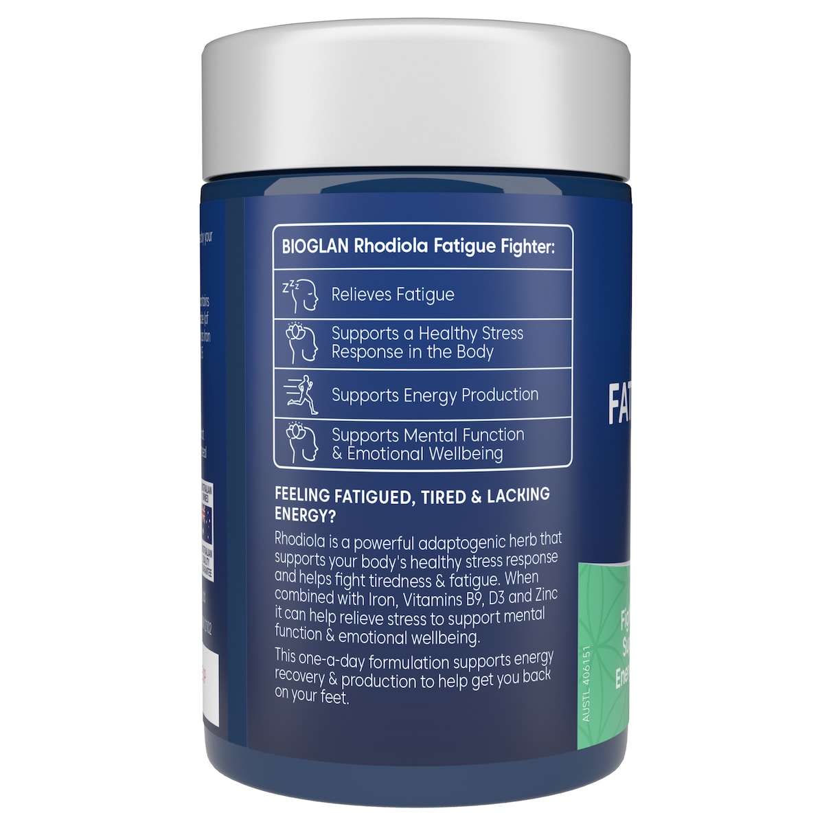 Bioglan Rhodiola Fatigue Fighter 30 Tablets