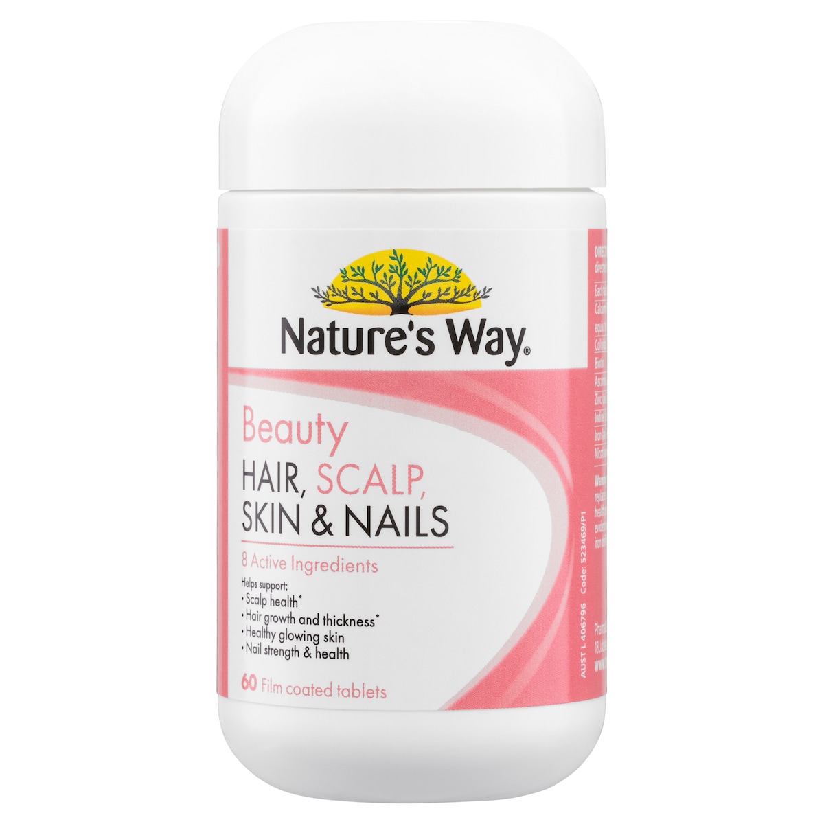 Natures Way Beauty Hair Scalp Skin & Nails 60 Tablets