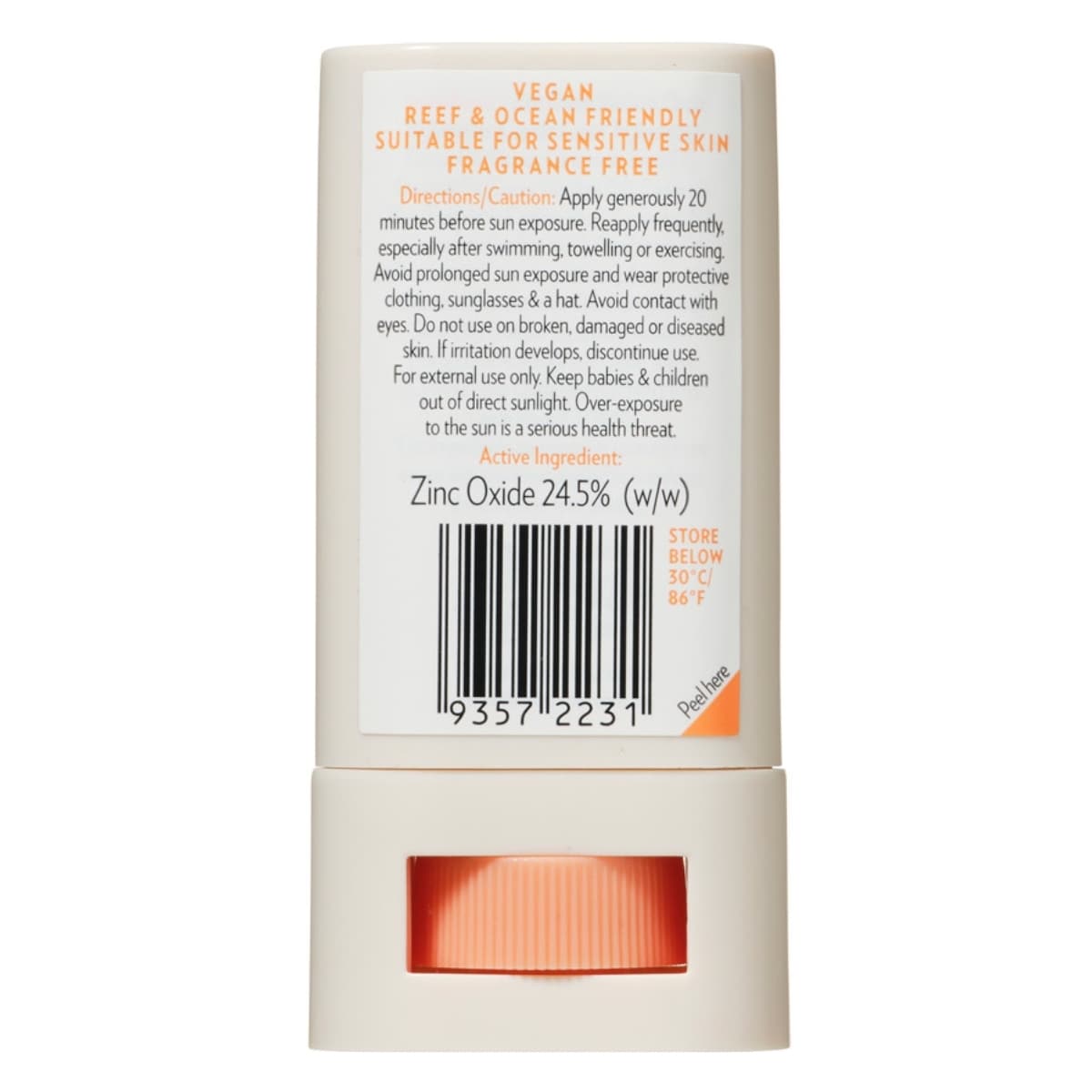 Little Urchin Natural Zinc Stick Medium Tint SPF50+ 20g