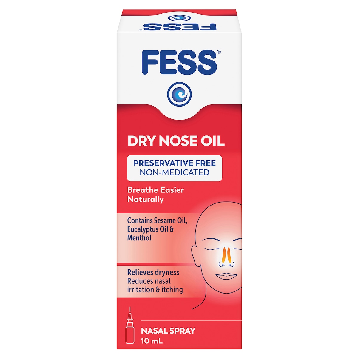 Fess Dry Nose Oil Nasal Spray 10ml