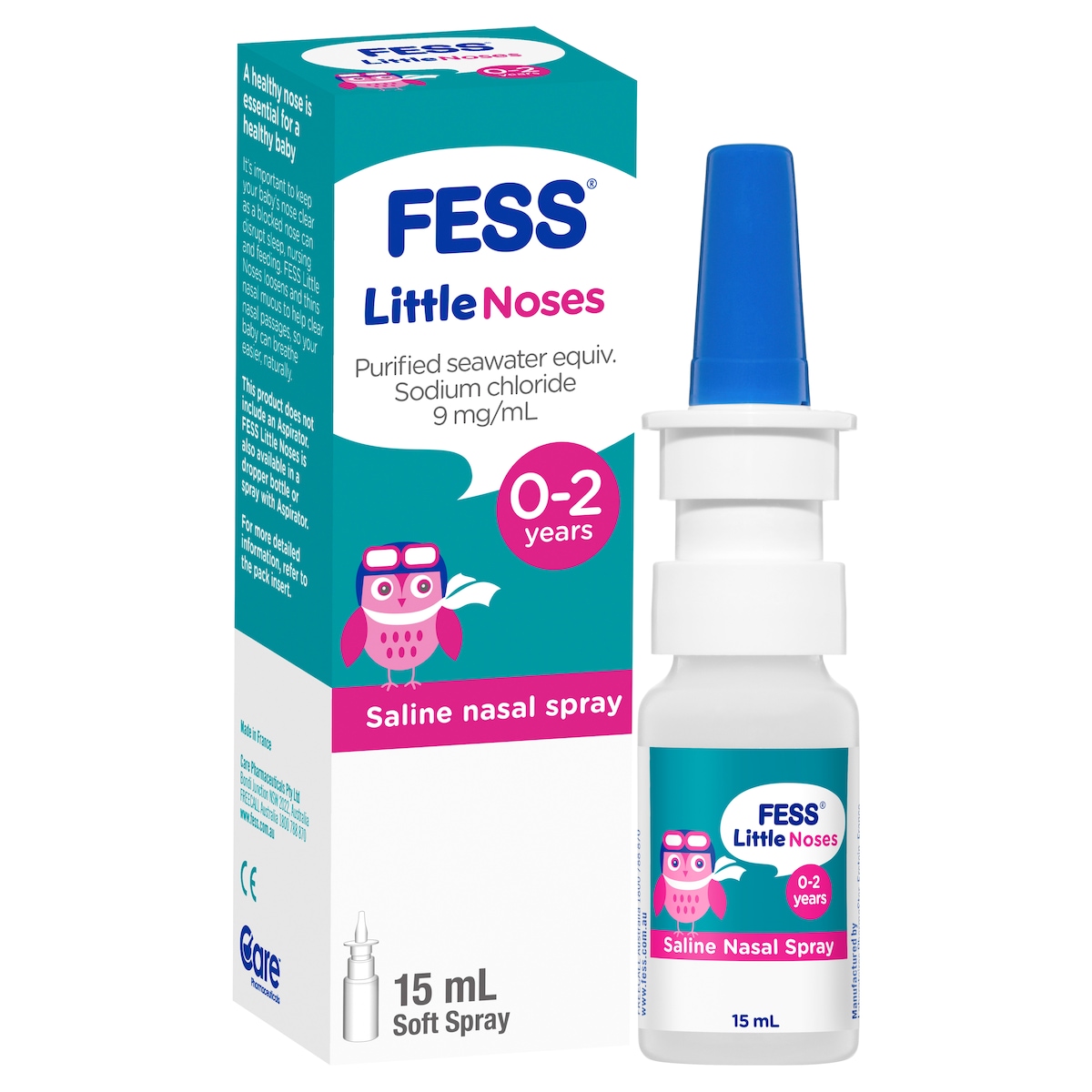 Fess Little Noses Saline Nasal Spray 15ml