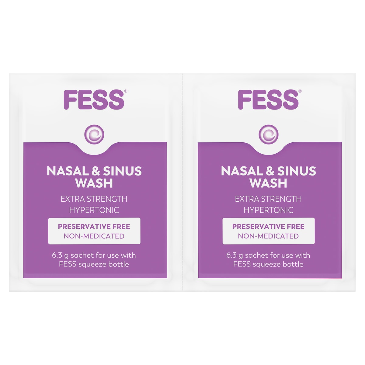 FESS Nasal & Sinus Wash Extra Strength Refill 24 Sachets