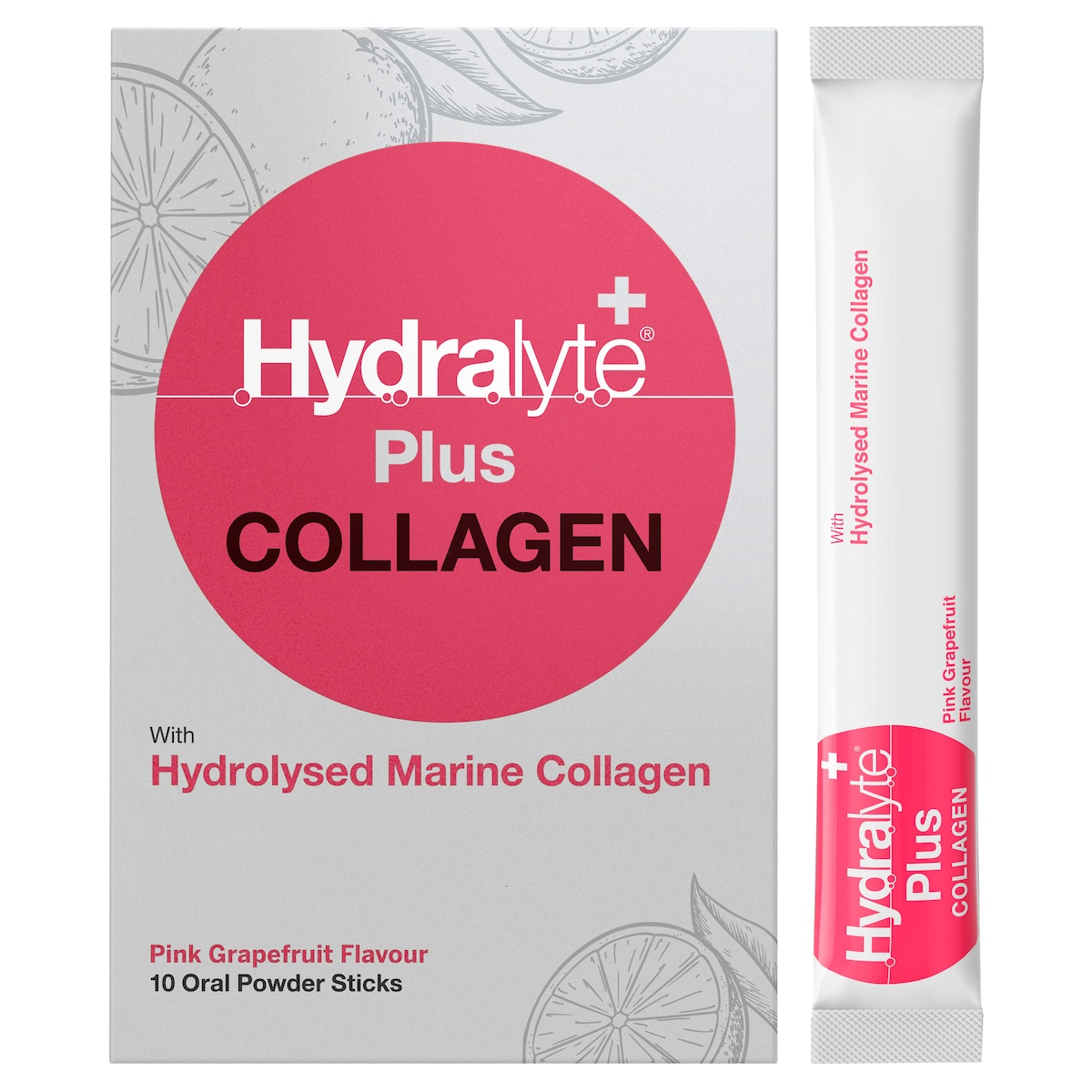 Hydralyte Plus Collagen Powder Sticks 10 Pack