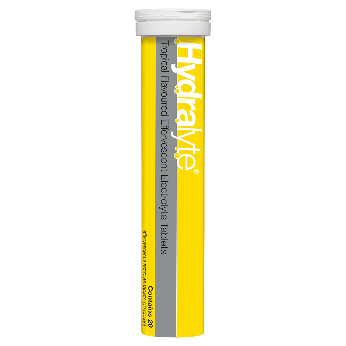 Hydralyte Effervescent Electrolyte Tablets Tropical 20 Pack