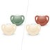 NUK for Nature Silicone Baby Soother 0-6 Months 2 Pack