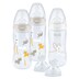 NUK First Choice+ Baby Bottle Set 0-6 Months 300ml 3 Pack