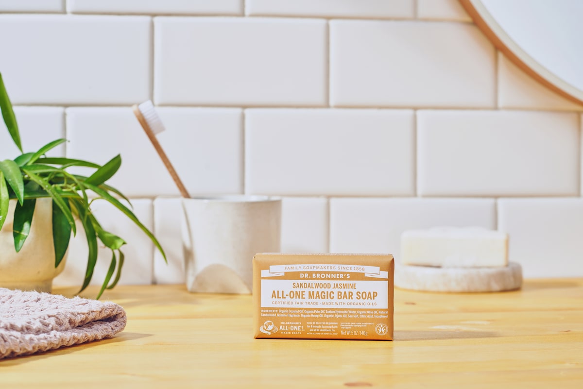 Dr Bronner's Sandalwood Jasmine Soap Bar 140g