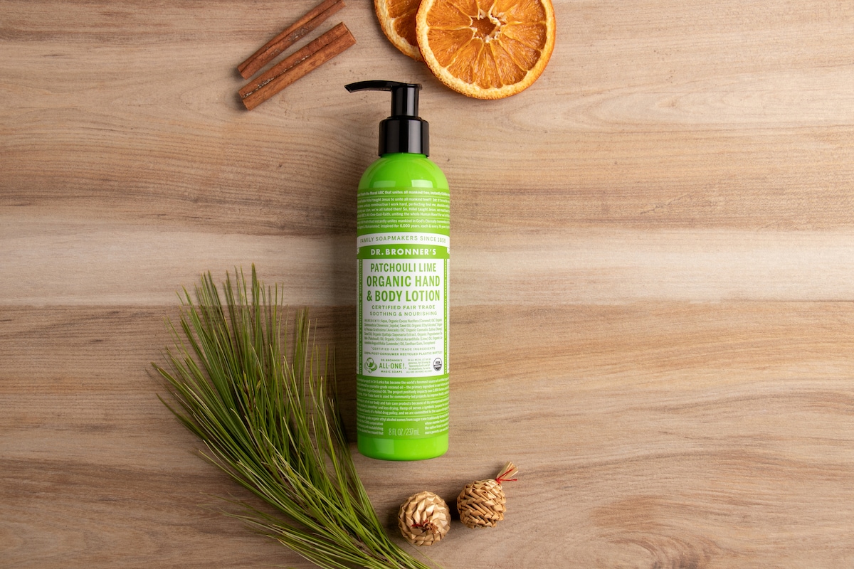 Dr Bronner's Organic Hand & Body Lotion Patchouli Lime 237ml