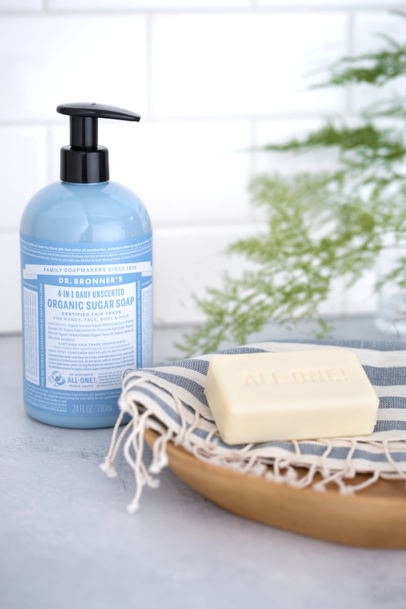 Dr Bronner's Organic Sugar Soap Baby Unscented 355ml