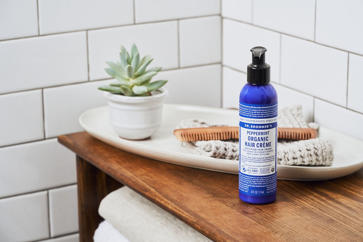 Dr Bronner's Peppermint Organic Hair Creme 177ml