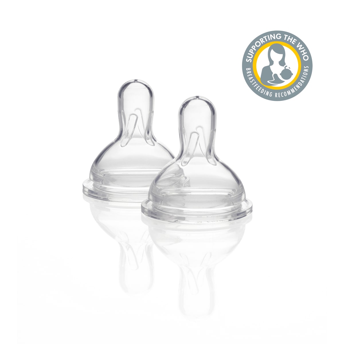 Medela Wide Base Teat Slow Flow 3 Pack