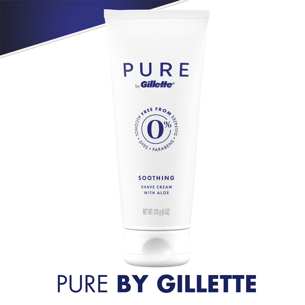 Gillette Pure Soothing Shave Cream with Aloe 177ml