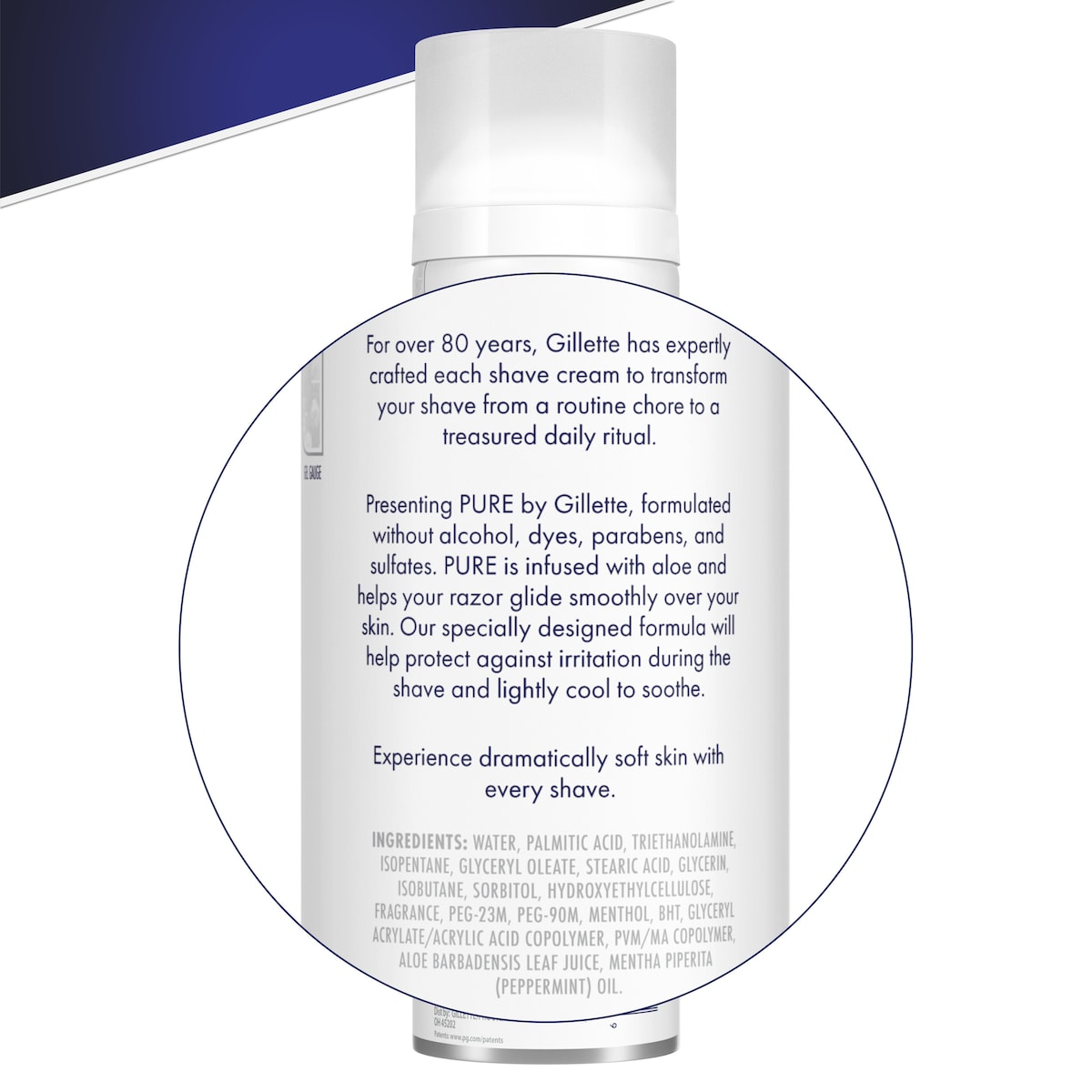 Gillette Pure Soothing Shaving Gel with Aloe 170g