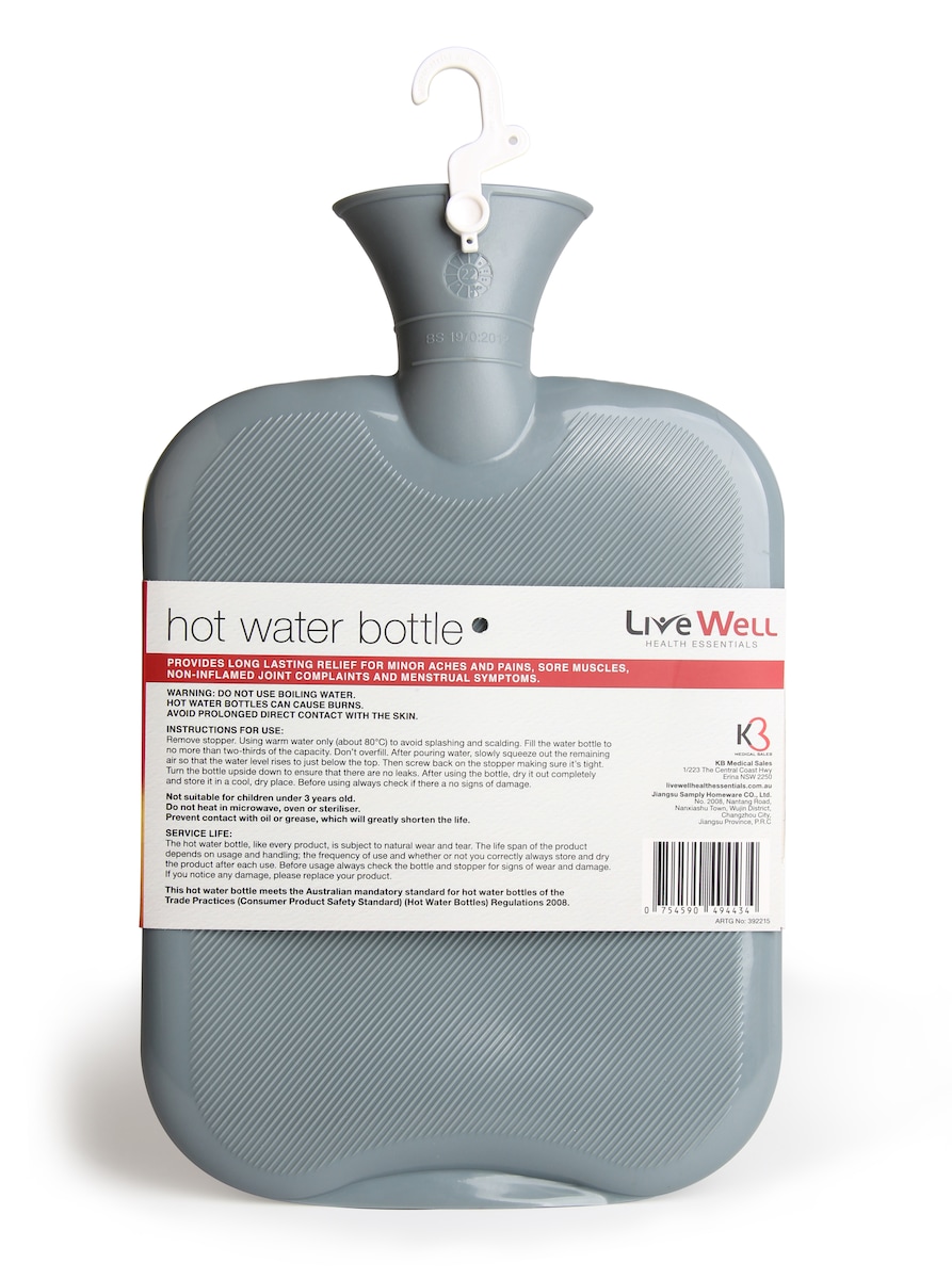 Live Well Thermoplastic Hot Water Bottle