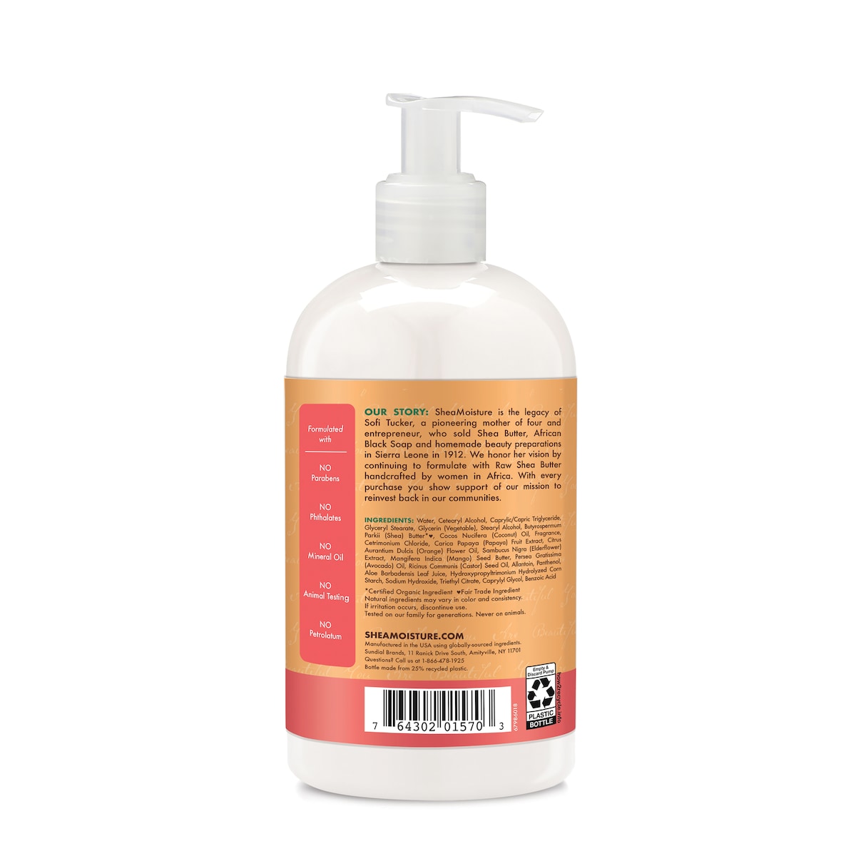 Shea Moisture Papaya & Neroli All Day Frizz Control Shampoo 384ml