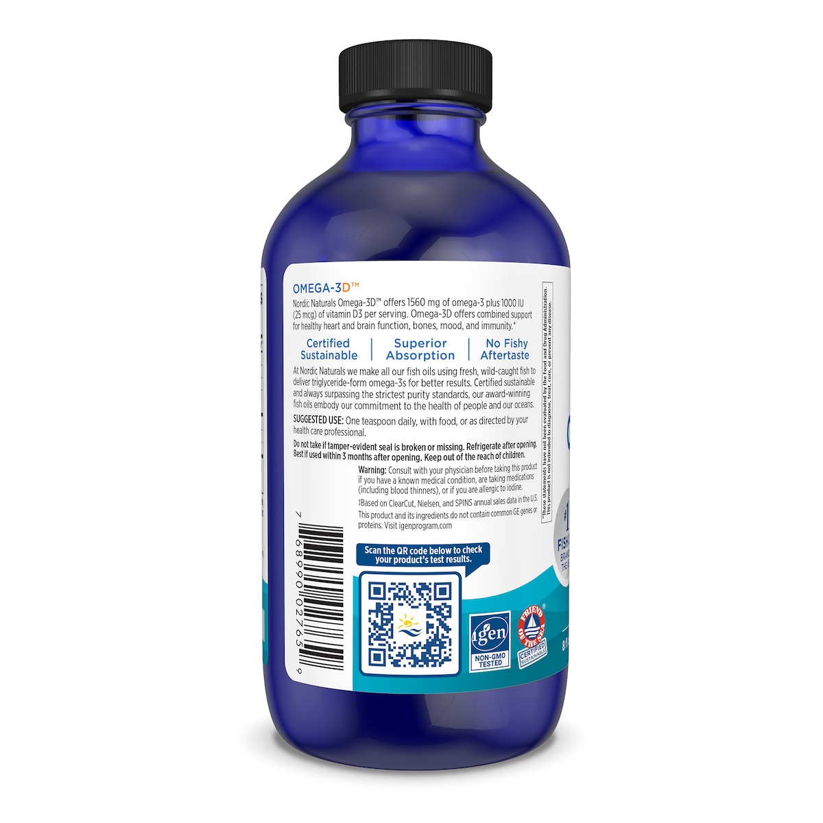 Nordic Naturals Omega-3D Liquid 237ml