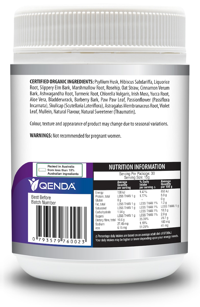 Qenda Everyday Fibre Wildberry 450g