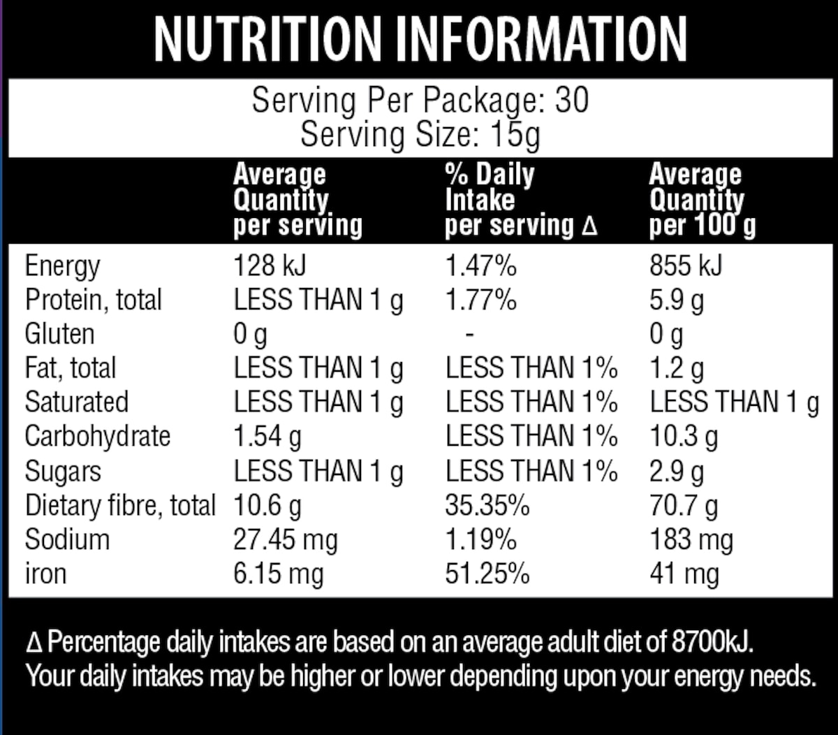 Qenda Everyday Fibre Wildberry 450g